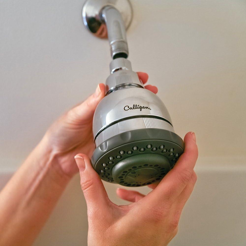 imageCulligan WSHC125 WallMounted Filtered Showerhead with Massage 10000 Gallon Chrome 85quotL x 475quotW10 000 Gallon