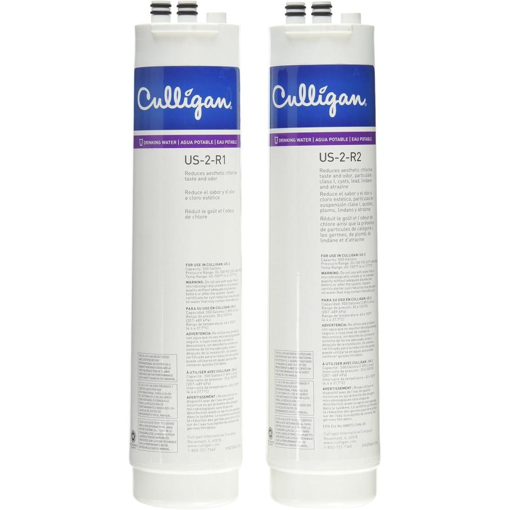 imageCULLIGAN US2R 2CT 2Stag WTR Cartridge 2 Count Pack of 1 White2 Count Pack of 1