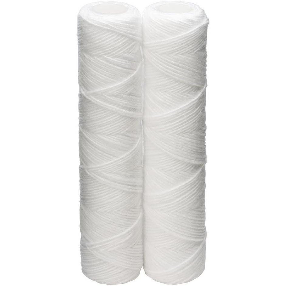 imageCulligan CWF Sediment Replacement Cartridge Polypropylene CordWound 10 Micron 12000 Gallon Capacity 2PackCWF