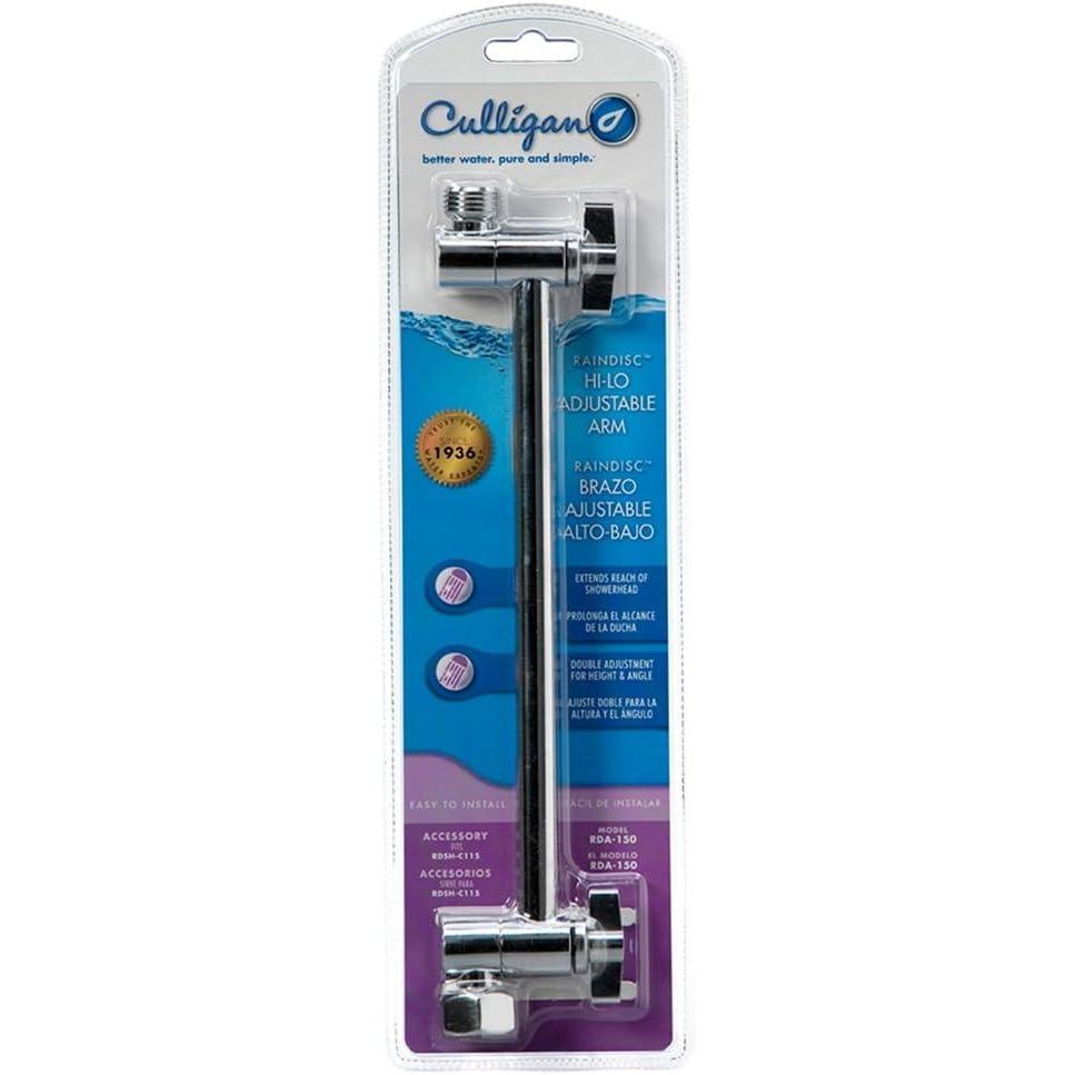 imageCulligan RDA150 RainDisc Shower Optional HiLo Arm Chrome Finish
