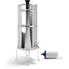 imageProOne Traveler StainlessSteel Gravity Filter System 225Gallon Water Capacity Countertop Water Dispenser for Home ampamp Travel with One 5 Filter ampamp Wire Stand Independently Tested Proven to ReduceOne 5 Filter