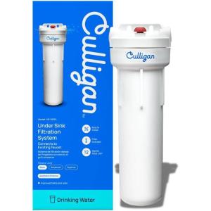 Culligan US-600A Under-Sink Water Filtration System – Water Filter Reduces Chlorine Taste & Odor – Includes D-20A Cartridge, Mounting Hardware & Wrench – 1,000 Gallon Capacity(US-600A)