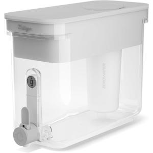 Culligan with ZeroWater Technology 12-Cup Water Filter Pitcher – Includes 5-Stage Advanced Water Filter, IAPMO Certified to Reduce Lead, Total PFAS (Forever Chemicals), Mercury, Fluoride, and Chlorine(33-Cup Dispenser)