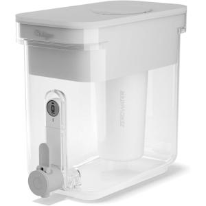 Culligan with ZeroWater Technology 22-Cup Water Filter Dispenser – Includes 5-Stage Advanced Water Filter, Certified to Reduce Lead, Total PFAS (Forever Chemicals), Mercury, Fluoride, and Chlorine(22-Cup Dispenser)