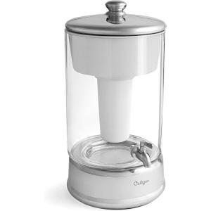 Culligan with ZeroWater Technology 40-Cup Glass Water Filter Dispenser – Includes 5-Stage Advanced Water Filter, Certified to Reduce Lead, Total PFAS (Forever Chemicals), Fluoride, and Chlorine(40-Cup Glass Dispenser)