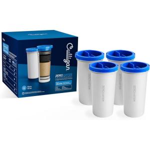 Culligan with ZeroWater Technology Replacement Filter 8-Pack, 5-Stage Advanced Water Filter – IAPMO Certified to Reduce Lead, Total PFAS (Forever Chemicals), Mercury, Fluoride, and Chlorine(4-Pack)