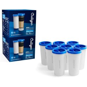 Culligan with ZeroWater Technology Replacement Filter 8-Pack, 5-Stage Advanced Water Filter – IAPMO Certified to Reduce Lead, Total PFAS (Forever Chemicals), Mercury, Fluoride, and Chlorine(8-Pack)