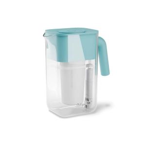 Culligan with ZeroWater Technology 10-Cup Water Filter Pitcher – Includes 5-Stage Advanced Water Filter, IAPMO Certified to Reduce Lead, Total PFAS, Mercury, Fluoride, and Chlorine – Matte Black(Aqua)