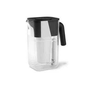 Culligan with ZeroWater Technology 10-Cup Water Filter Pitcher – Includes 5-Stage Advanced Water Filter, IAPMO Certified to Reduce Lead, Total PFAS, Mercury, Fluoride, and Chlorine – Matte Black(Black)